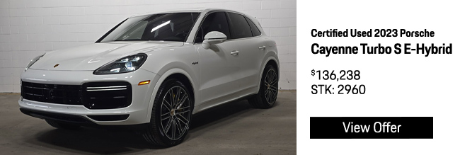 Certified Pre-Owned 2023 Porsche cayenne turbo