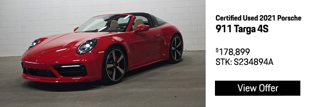 Certified Pre-Owned 2021 porsche 911 targa