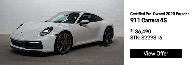 Certified Pre-Owned 2020 Porsche 911 Carrera 4S