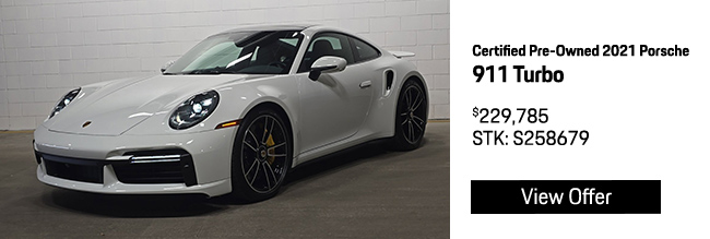 Certified Pre-Owned 2021 Porsche 911 Turbo