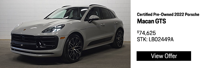 Certified Pre-Owned 2022 Porsche Macan GTS