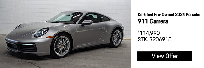 Certified Pre-Owned 2024 Porsche 911 Carrera 