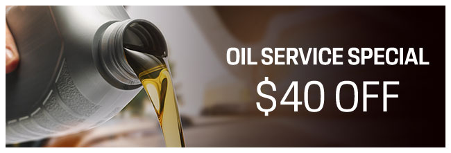 Oil change specials $40 off 