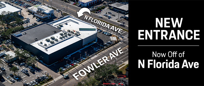 New Entrance - Now off of N Florida Ave