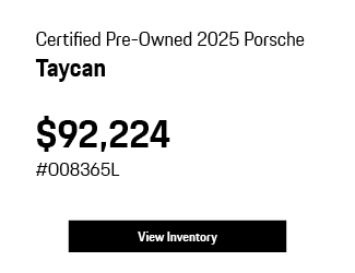 Certified Pre-Owned 2025 Porsche Taycan 4S offer