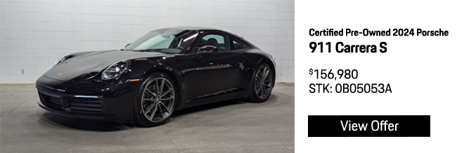 Certified Pre-Owned 2024 Porsche 911 Carrera S