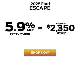 2025 Ford Escape offer