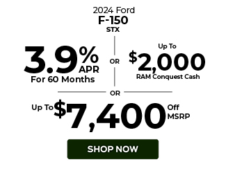 special offers on brand new Ford F-150