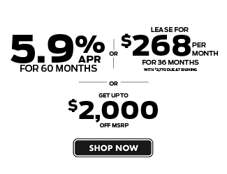 special offers on brand new Ford Bronco