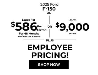 special offers on brand new Ford F-150