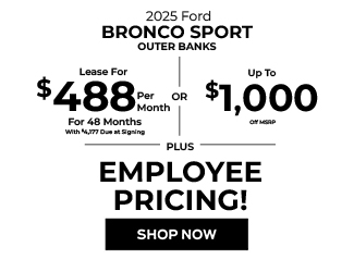 special offers on new Ford Bronco