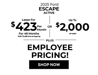 offers on new Ford Escape