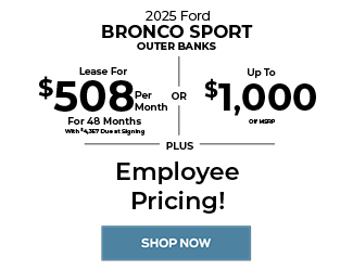 special offers on new Ford Bronco