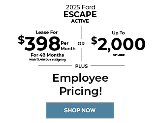 special offers on new Escape