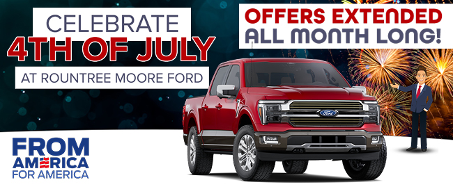 Celebrate July 4th at Rountree Moore Ford