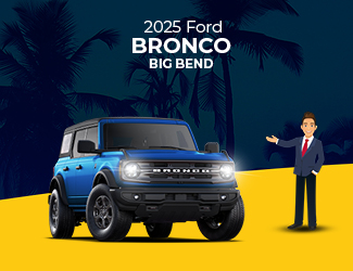 special offers on brand new Ford Bronco