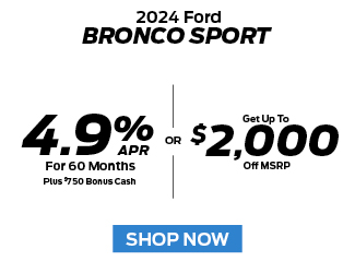 2024 Ford Bronco Sport offer