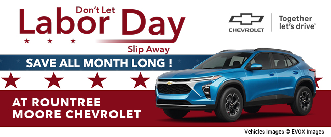 hit the ground driving at Rountree Moore Chevrolet