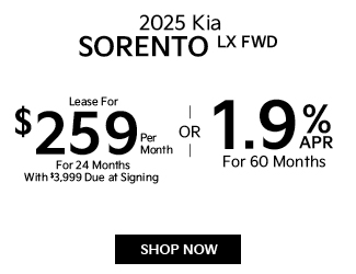 2025 Kia Sorento LX FWD offer