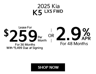 2025 Kia K5 LXS FWD Offer