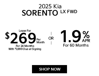 2025 Kia Sorento LX FWD offer