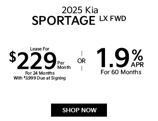2025 Kia sportage Offer