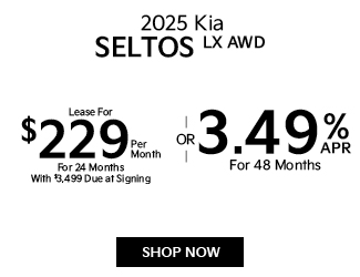 2025 Kia seltos Offer