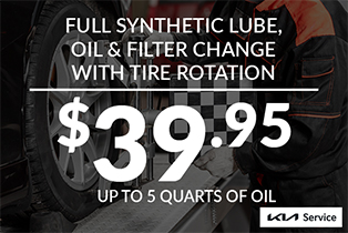 Full Synthetic Lube oil and filter change with tire rotation