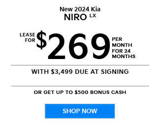 offer on new Kia Niro