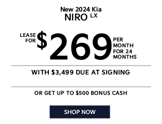 offer on new Kia Niro