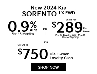 offer on new Kia