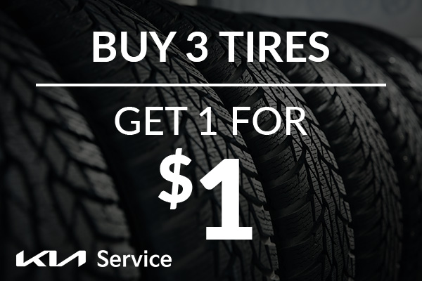 Buy 3 tires get 1 for $1