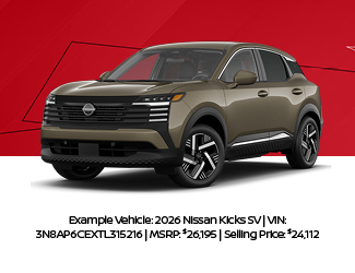 2026 Nissan Kicks SV FWD