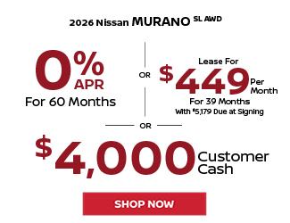 2026 Nissan Murano SL AWD Offer