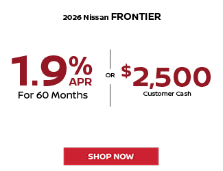 2026 Nissan Frontier Offer