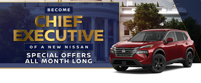Become Chief executive of a new Nissan - special offers all month long