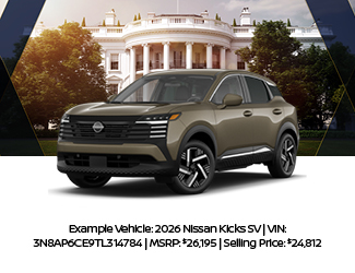 2026 Nissan Kicks SV FWD