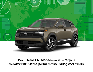 2026 Nissan Kicks SV FWD