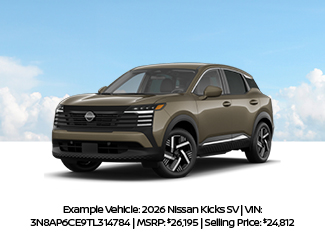 2026 Nissan Kicks SV FWD