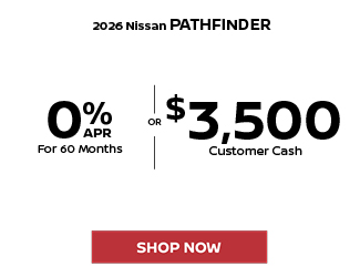 2026 Nissan Pathfinder Offer