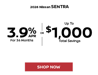 2026 Nissan Sentra Offer