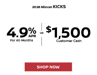 2026 Nissan Kicks Offer