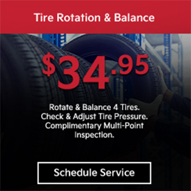 Tire rotation and balance offer