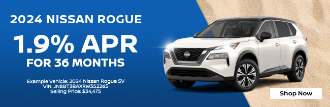 special offer on Nissan Rogue