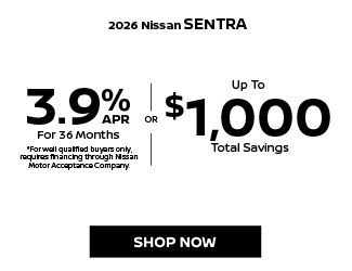 2026 Nissan Sentra Offer