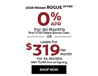 2025 Nissan Rogue offer
