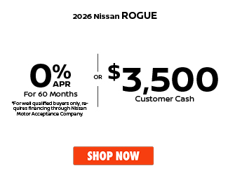 2026 Nissan Rogue offer