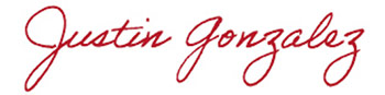 Justin Gonzalez signature