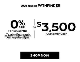 2026 Nissan Pathfinder offer