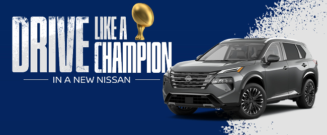 Drive like a champion in a new Nissan